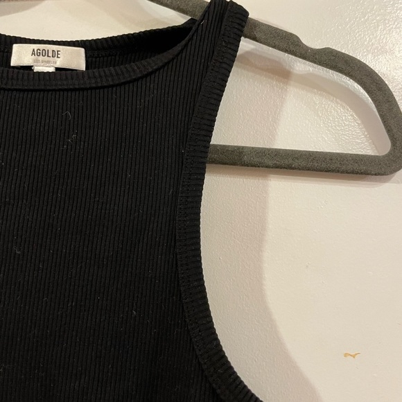AGOLDE Black Ribbed Racerback - Picture 12 of 13